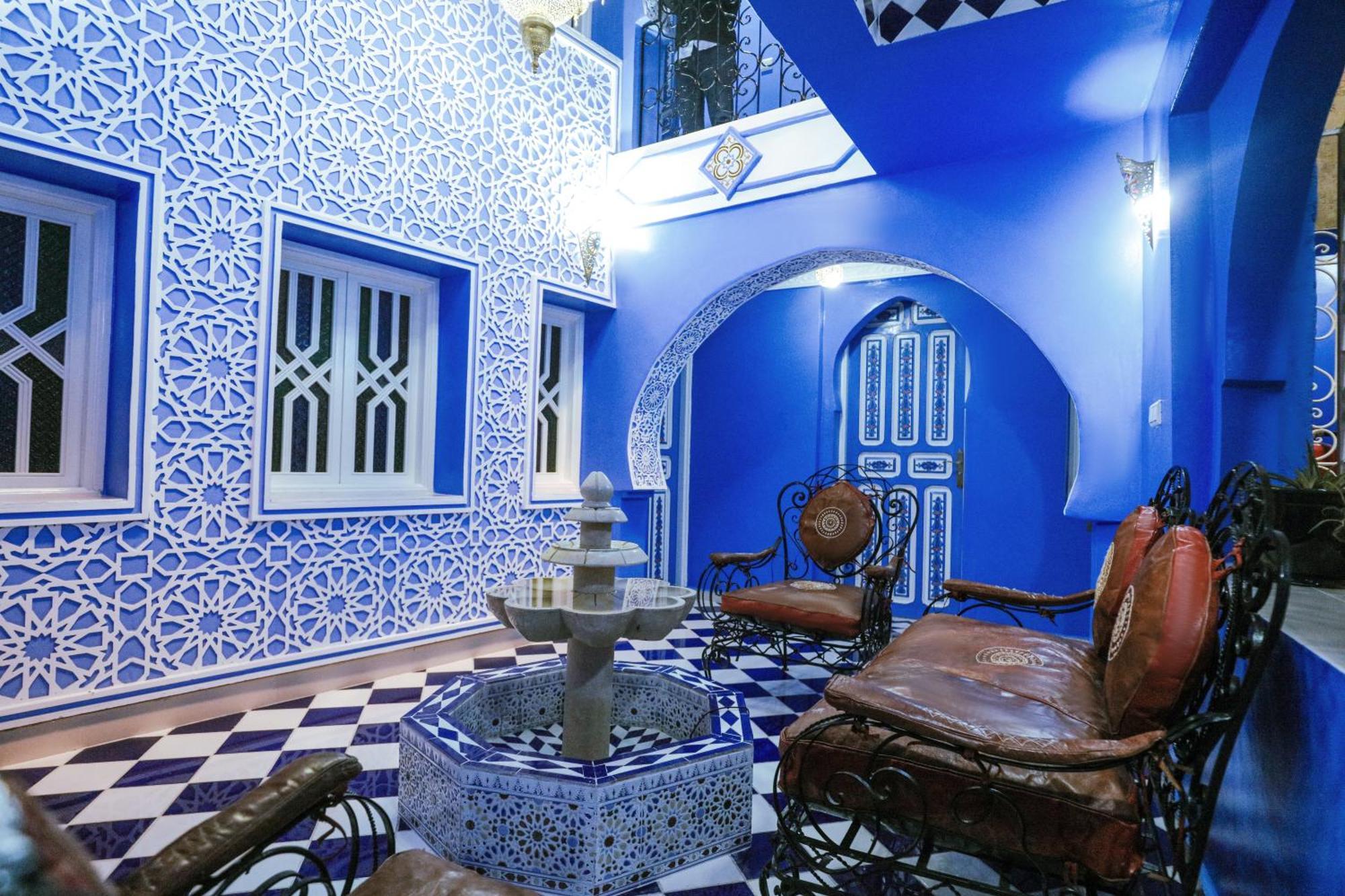 Riad Chengli 蓝城里 Шефшауэн Экстерьер фото